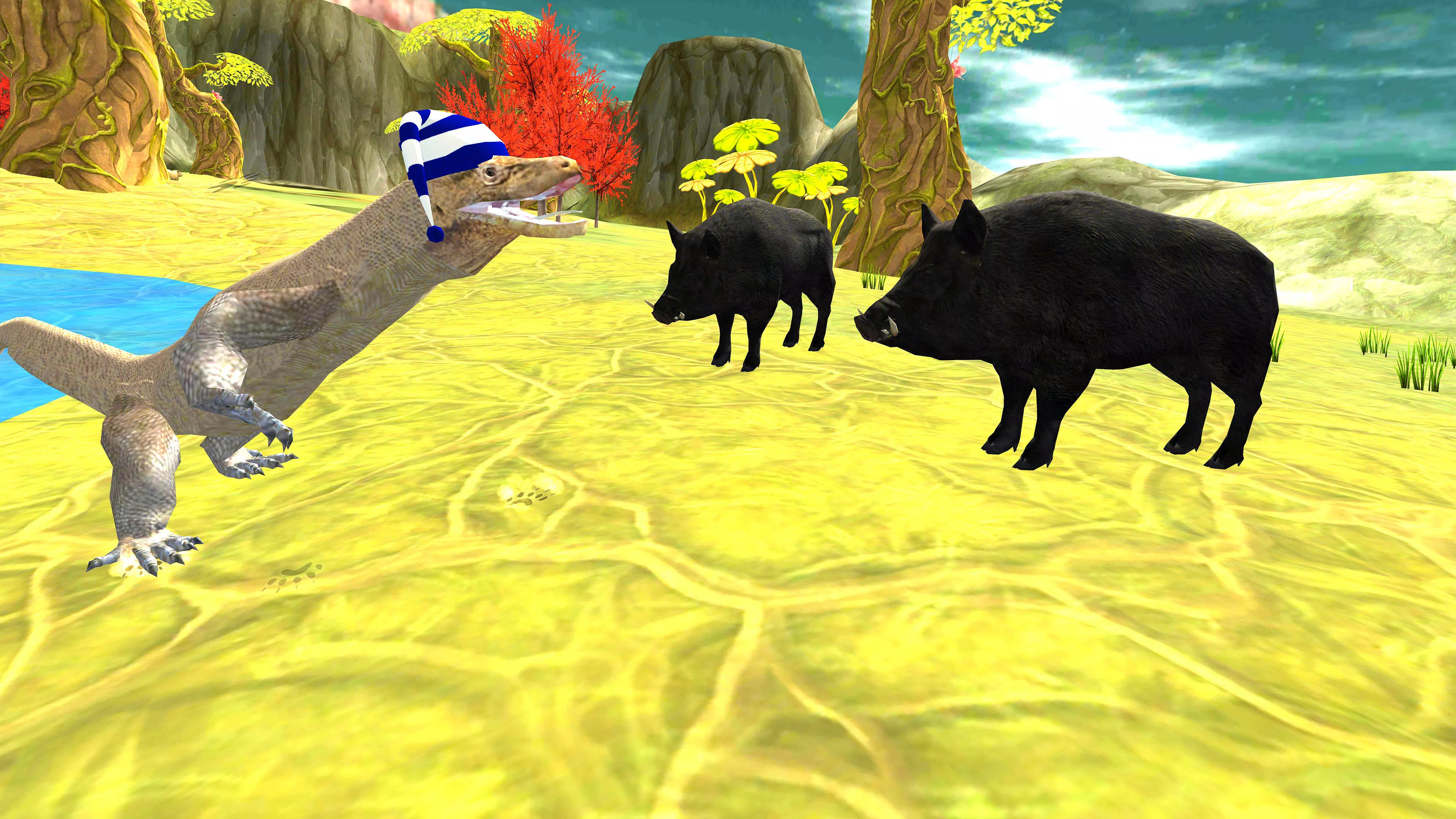 Komodo Dragon : lizard games 스크린샷 1