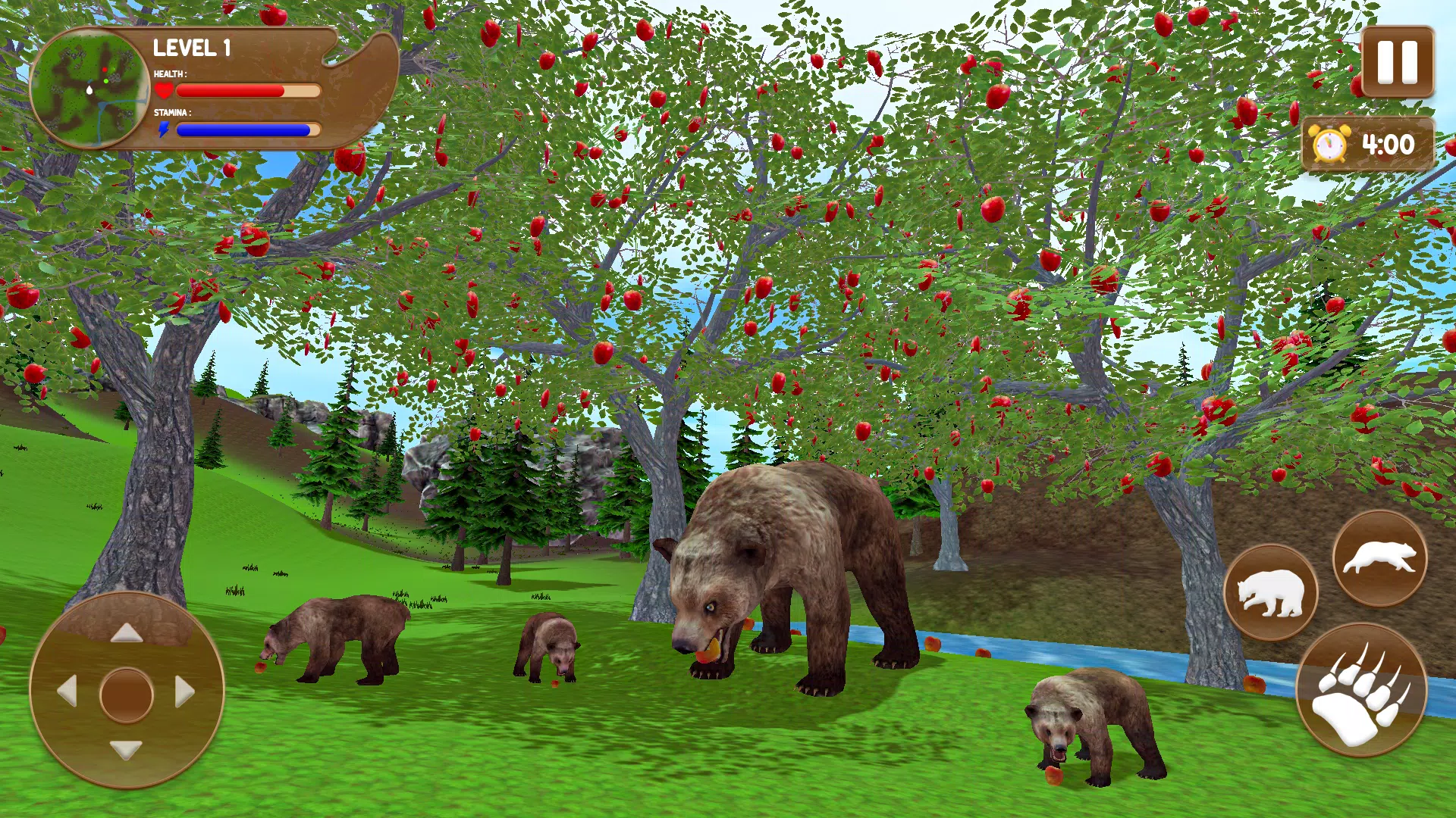 Bear Games: Bear Simulator 3D應用截圖第4張