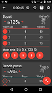 5x5 Workout Logger スクリーンショット 2