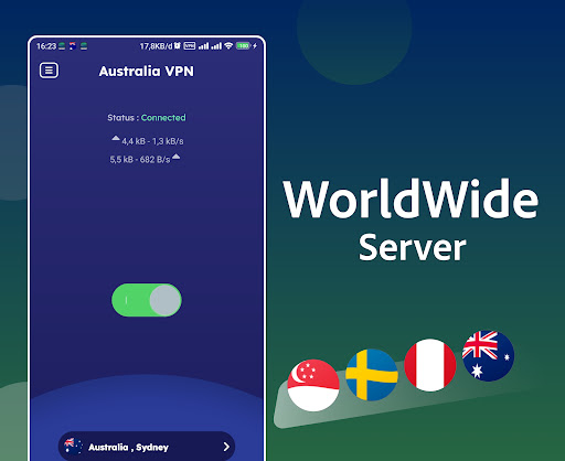 Australia VPN - Fast Proxy VPN Screenshot 3