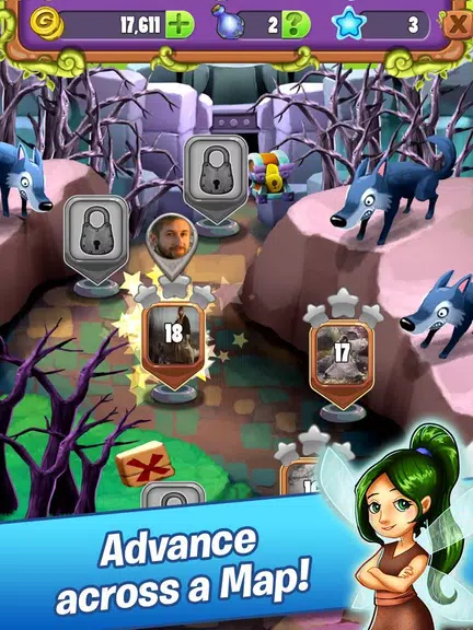 Hidden Mahjong: Wolves 스크린샷 2
