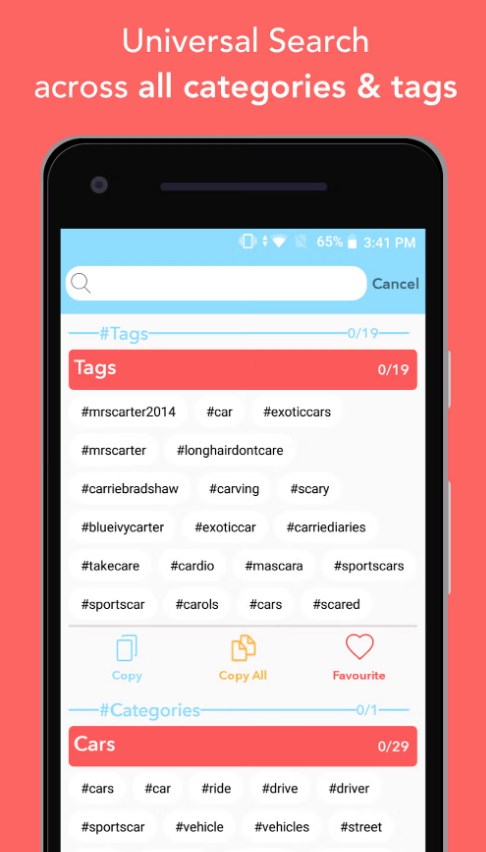 Hashtags - for likes for Insta Screenshot 2