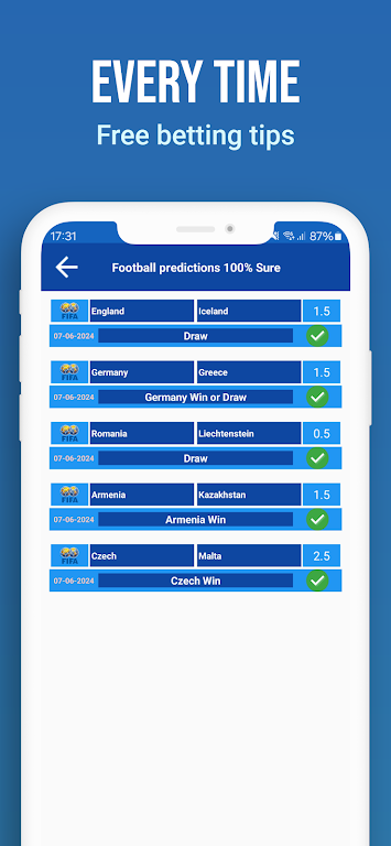 Football Prediction 100% Sure Capture d’écran 3