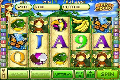 Monkey Money Slots Скриншот 1