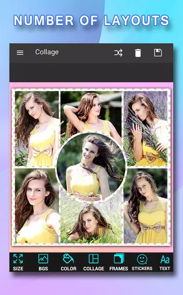 Pic Frames Collage应用截图第2张