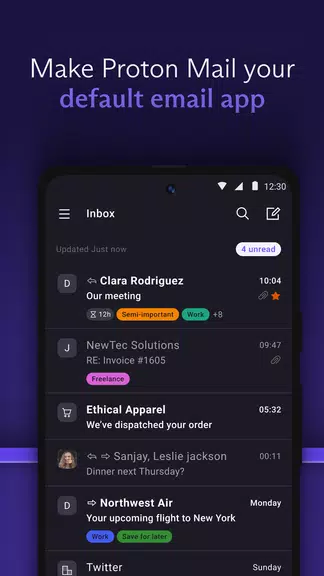 Proton Mail: Encrypted Email Ekran Görüntüsü 4