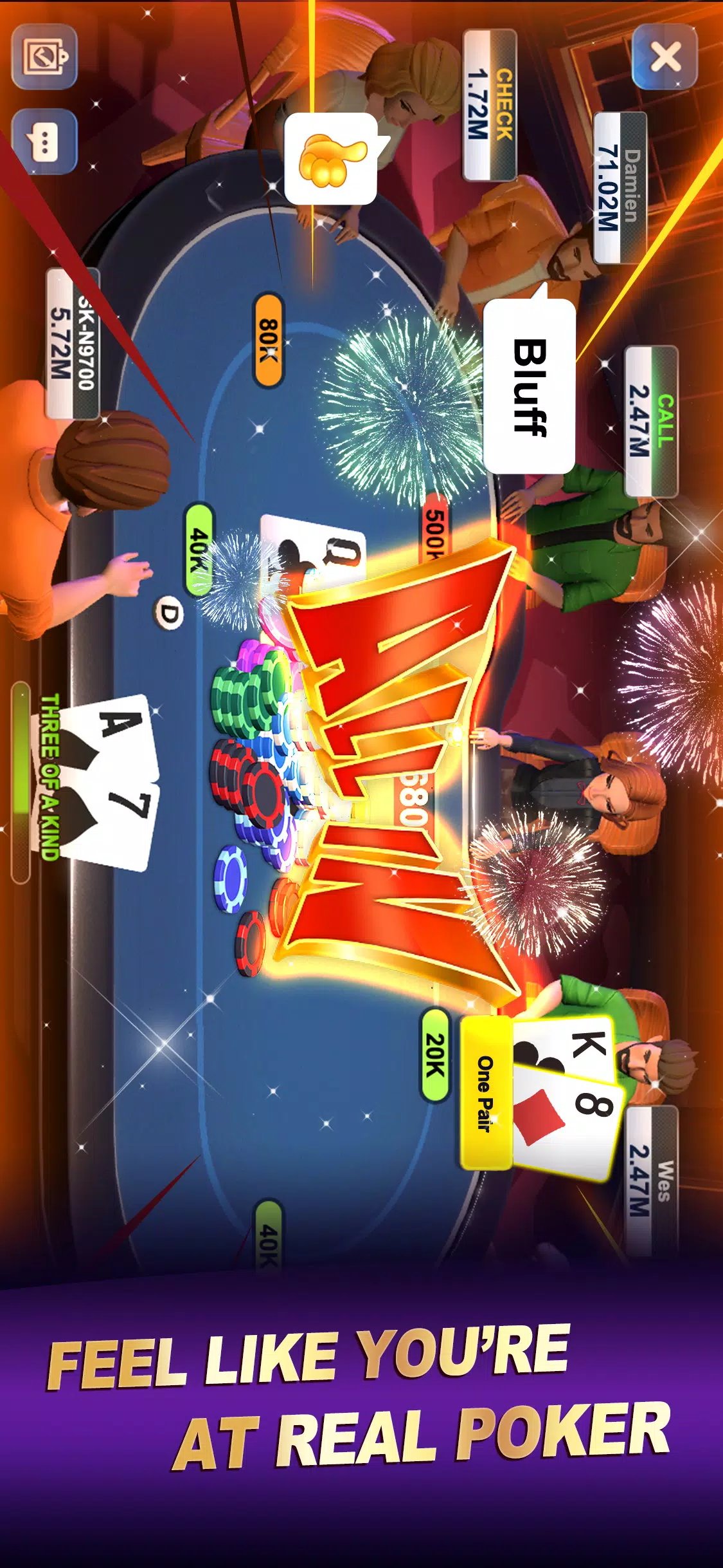 Poker World-Hold’em Frenzy应用截图第3张