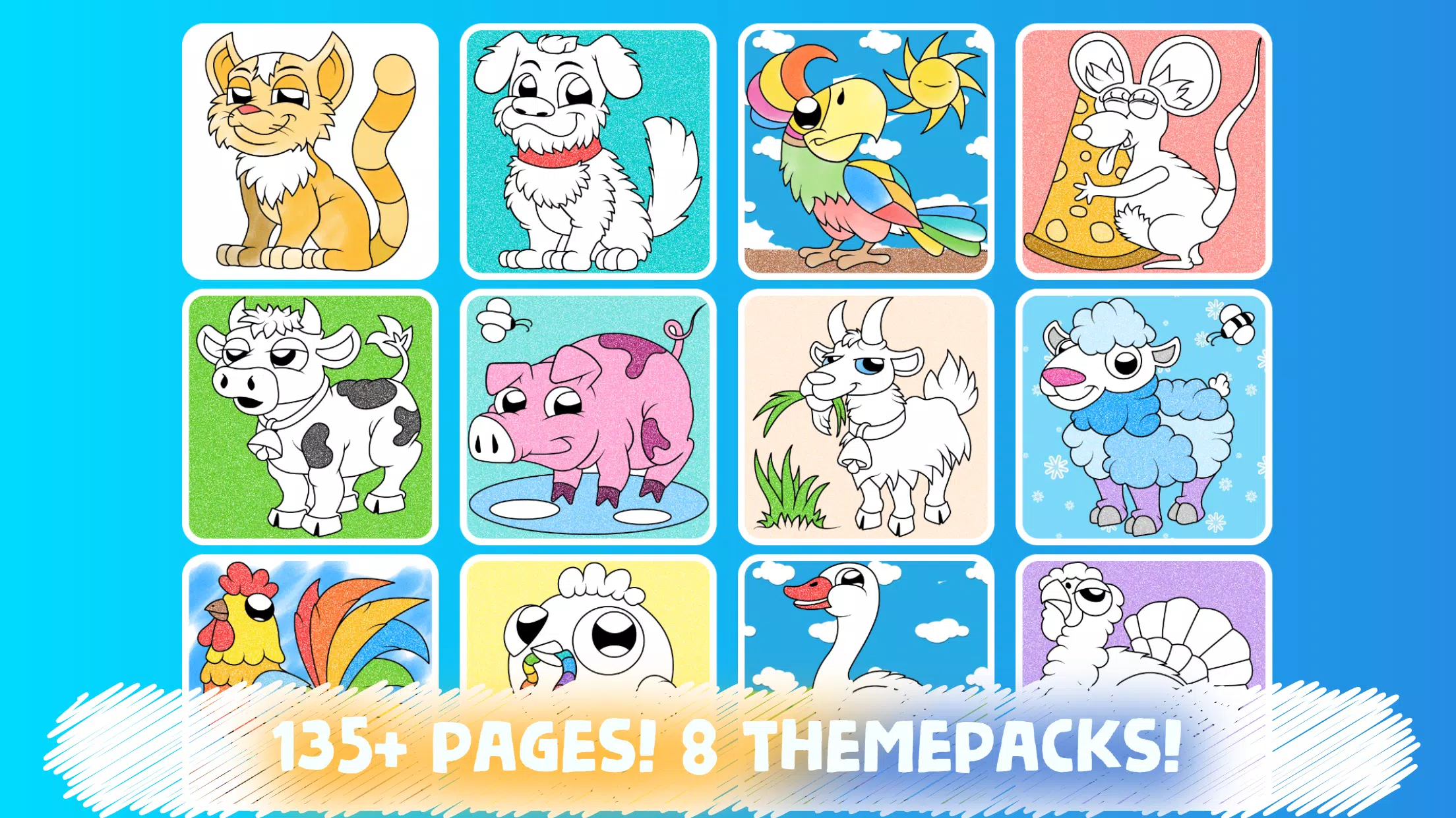 Easy coloring pages for kids应用截图第2张