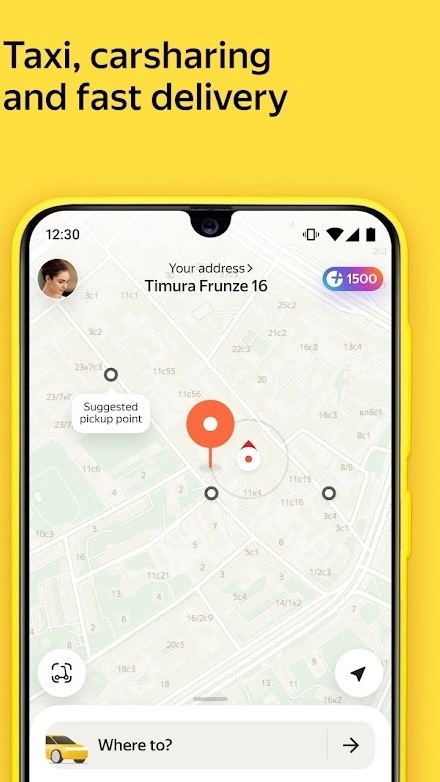 Yandex Go: taxi and delivery Tangkapan skrin 2
