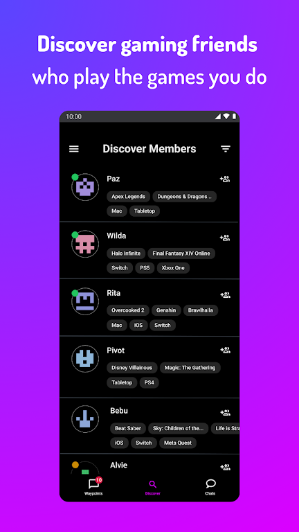 Playsum: find gaming friends Скриншот 3