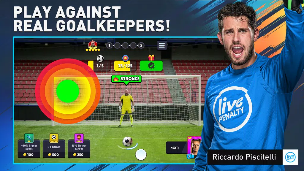 Soccer Penalty: Live Goalie Schermafbeelding 1