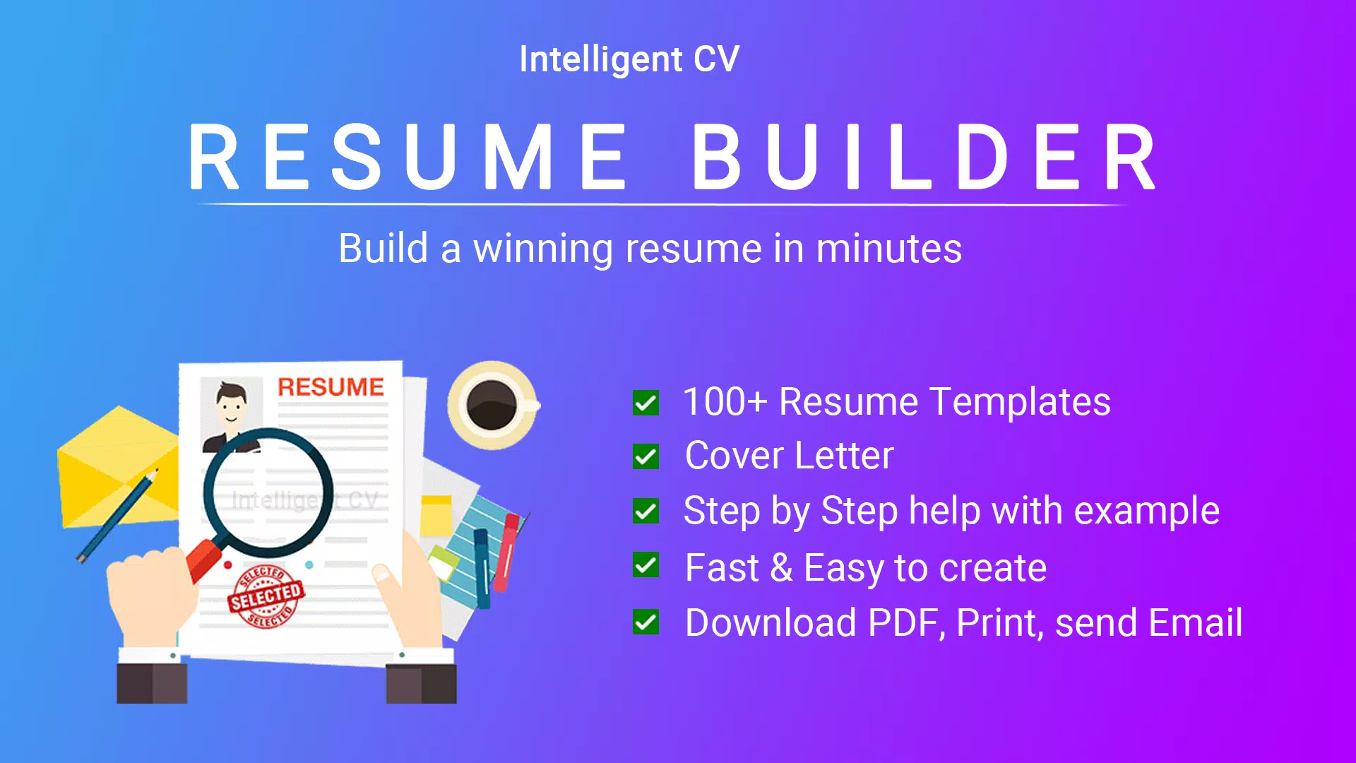 Resume Builder App, CV maker應用截圖第1張