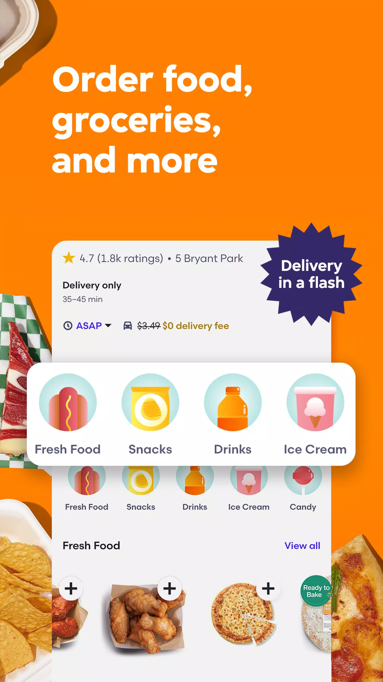 Grubhub: Food Delivery Screenshot 2