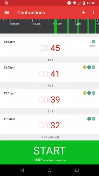 Contractions Timer for Labor应用截图第1张