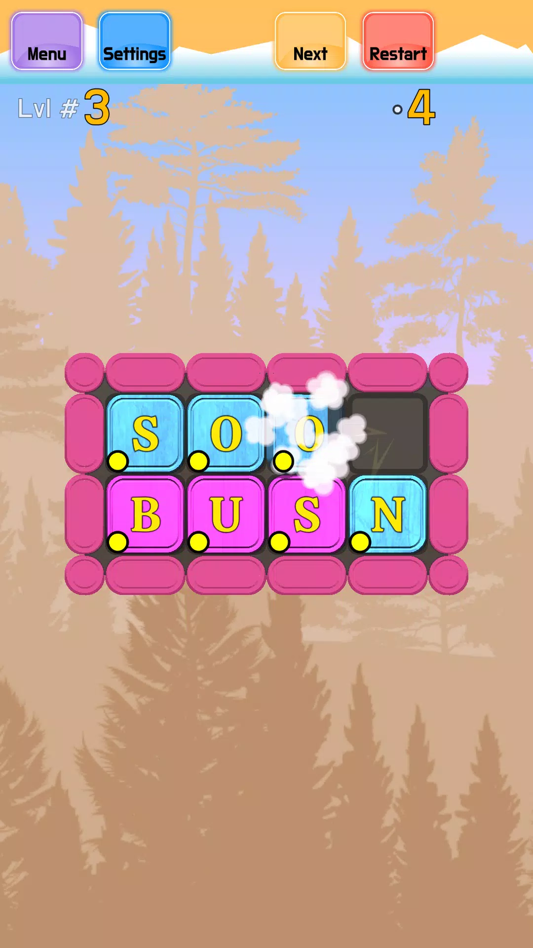 Sliding Words Screenshot 2