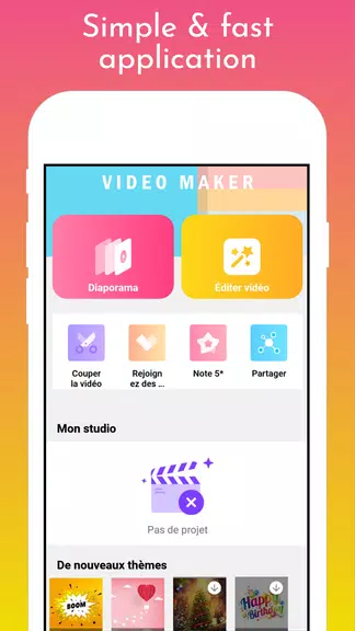 Music Video Maker: Editor Captura de pantalla 1
