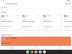 Earthquake App - Tracker, Map Screenshot 1