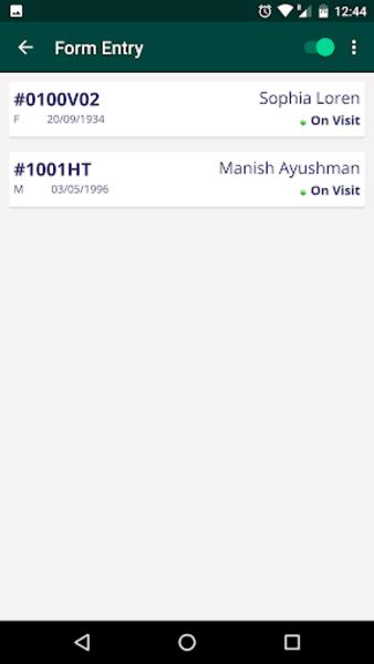 OpenMRS Android Client ဖန်သားပြင်ဓာတ်ပုံ 1