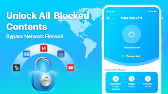 Fast VPN Ultra Fast Proxy VPN ဖန်သားပြင်ဓာတ်ပုံ 2