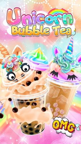 Unicorn Bubble Tea - Icy Drink Capture d’écran 1