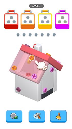 Screw Away: 3D Pin Puzzle Captura de tela 1