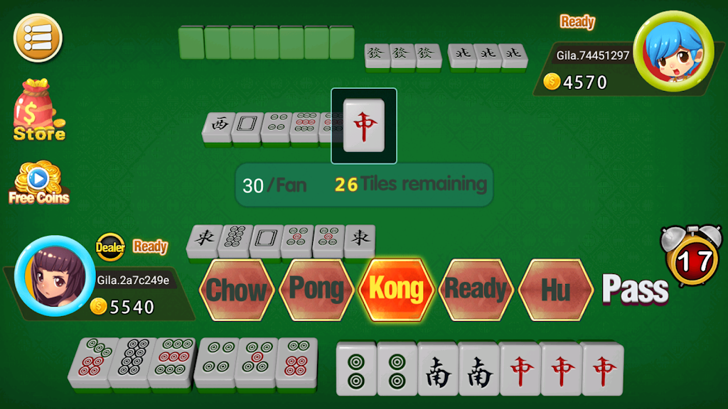 Mahjong 2P: competition スクリーンショット 1