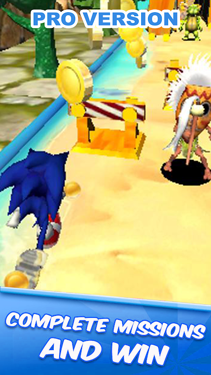 Pro Blue Hedgehog - Ultimate A Captura de pantalla 1