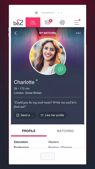 be2 – Matchmaking for singles Скриншот 3
