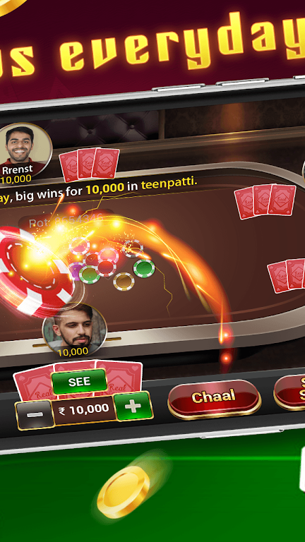 Teen Patti Gold - traditional online poker game Captura de pantalla 2