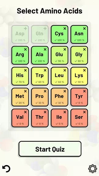 Amino Acid Quiz应用截图第2张