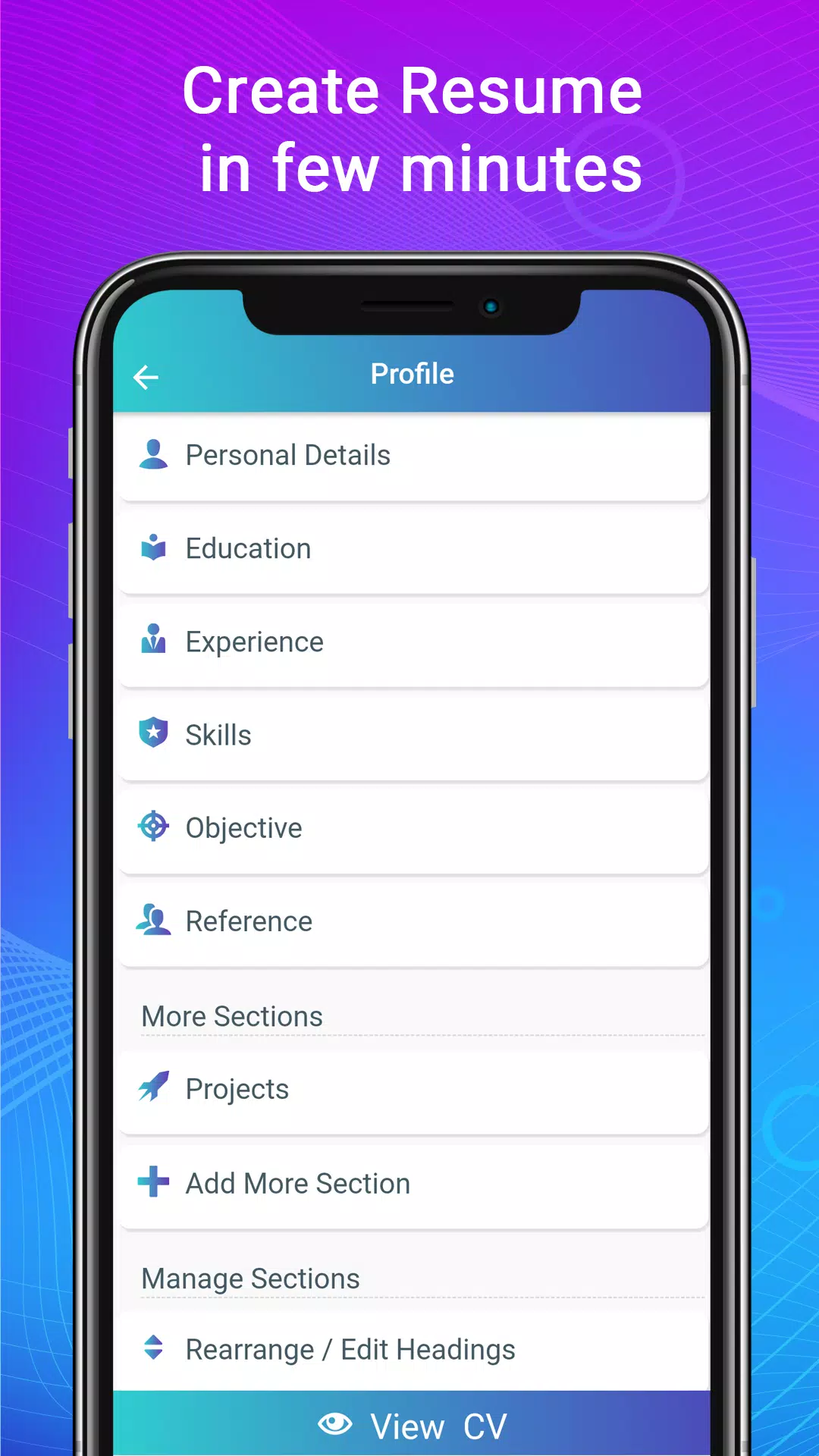 Resume Builder App, CV maker應用截圖第2張