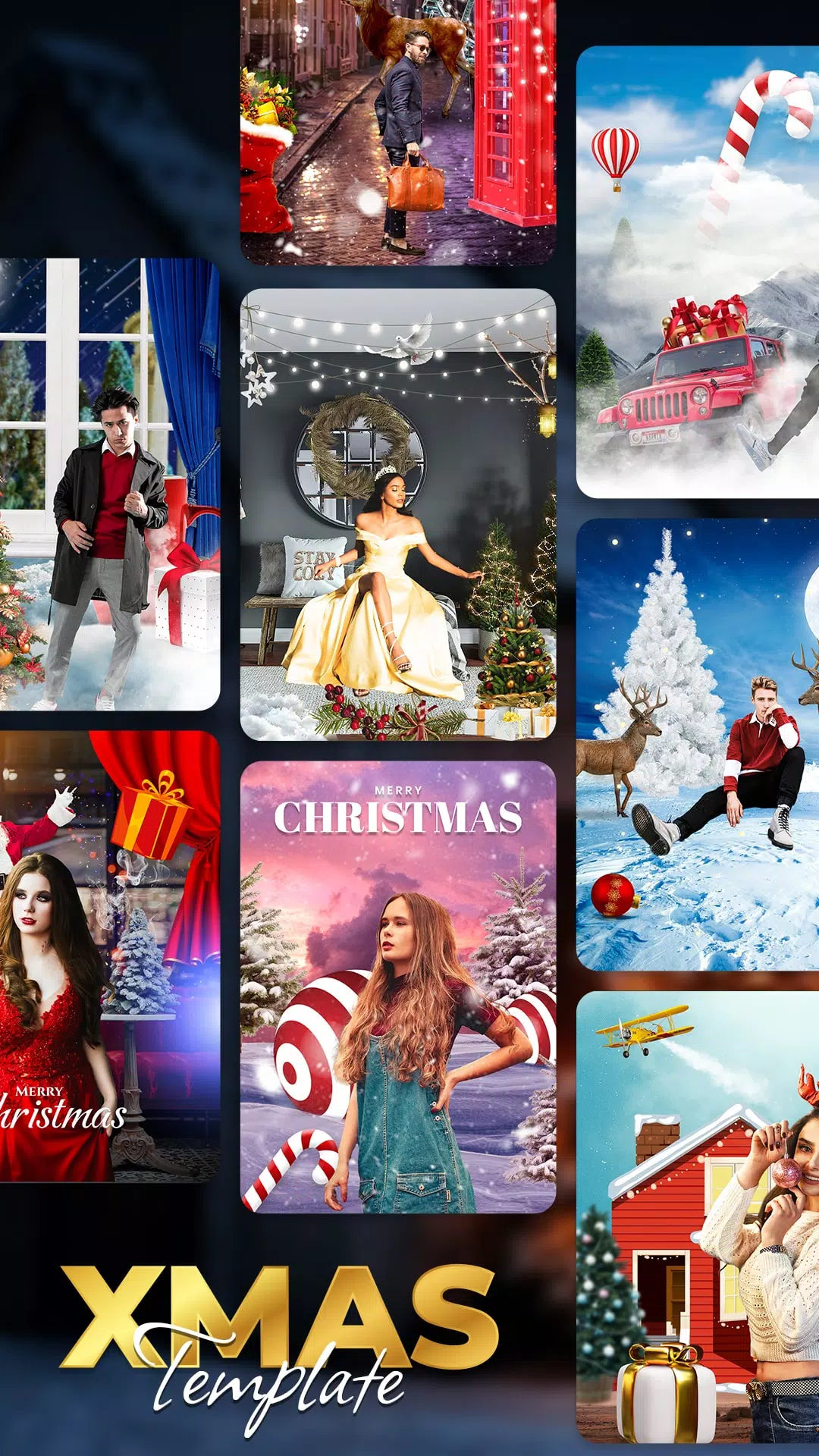 Christmas Photo Frames, Editor应用截图第3张