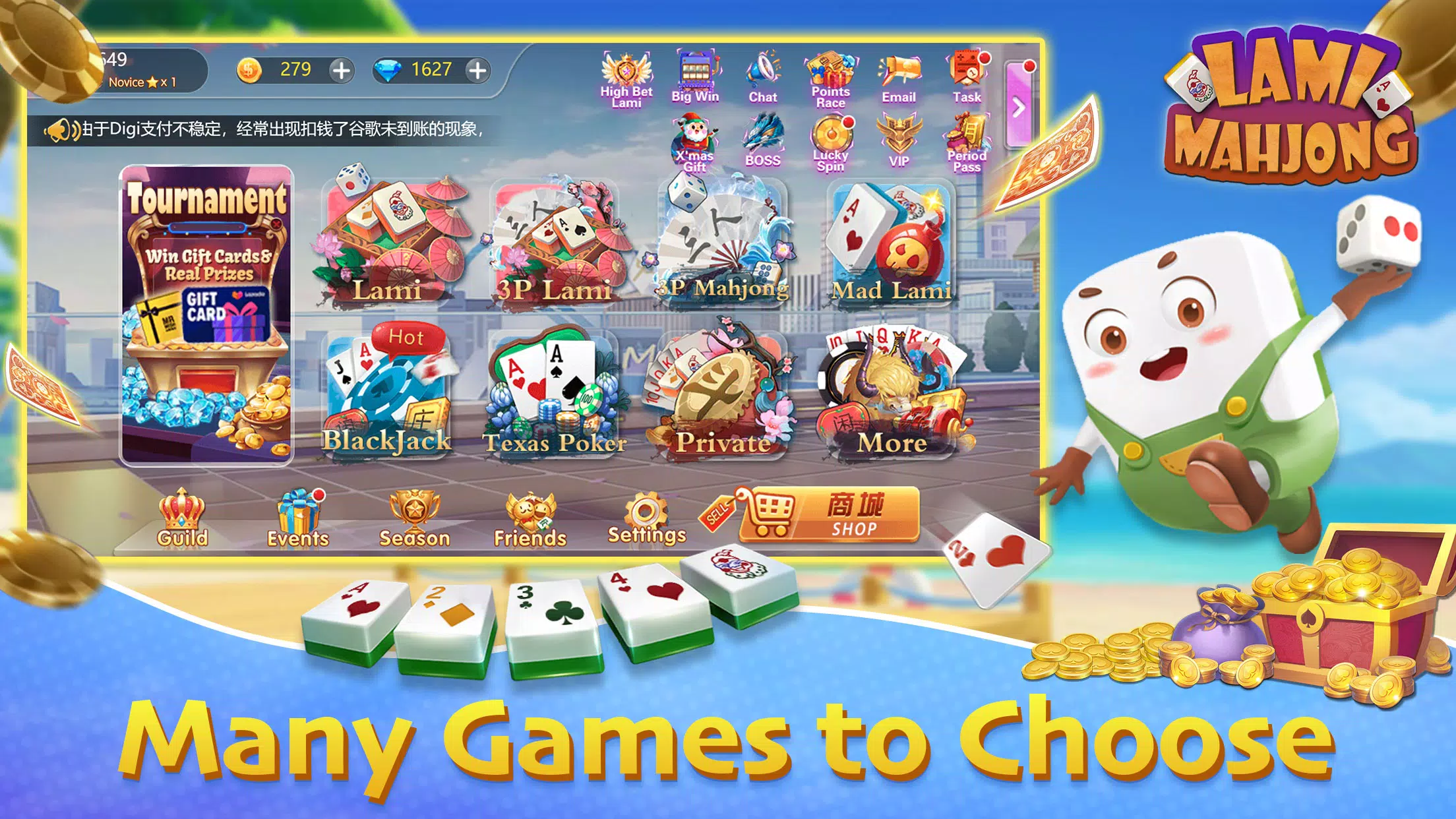 Schermata Lami Mahjong 1