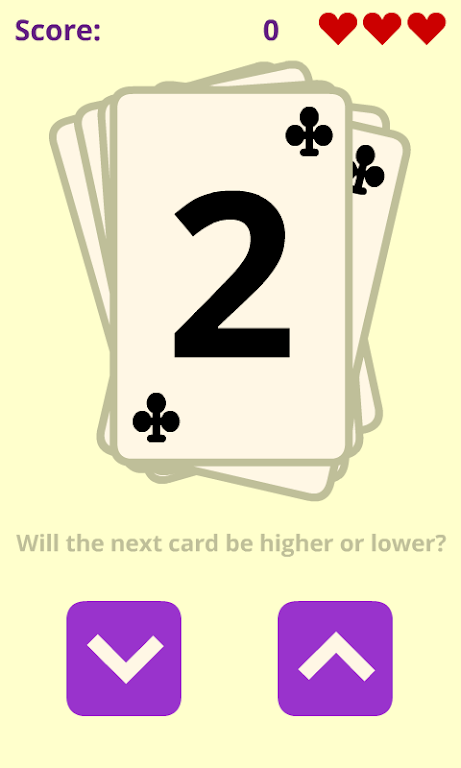 FR Higher or Lower Ekran Görüntüsü 2