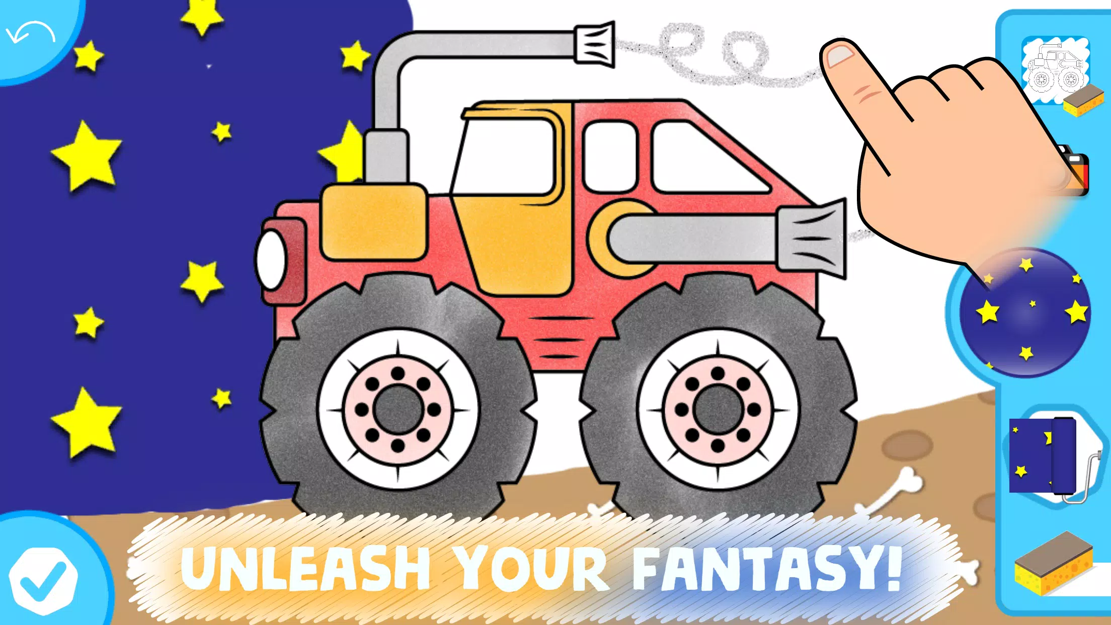Easy coloring pages for kids应用截图第3张