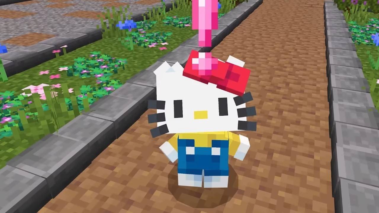 Minecraft釋放官員Hello Kitty Mashup