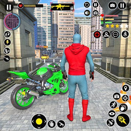 Superhero Bike Mega Ramp Games应用截图第1张