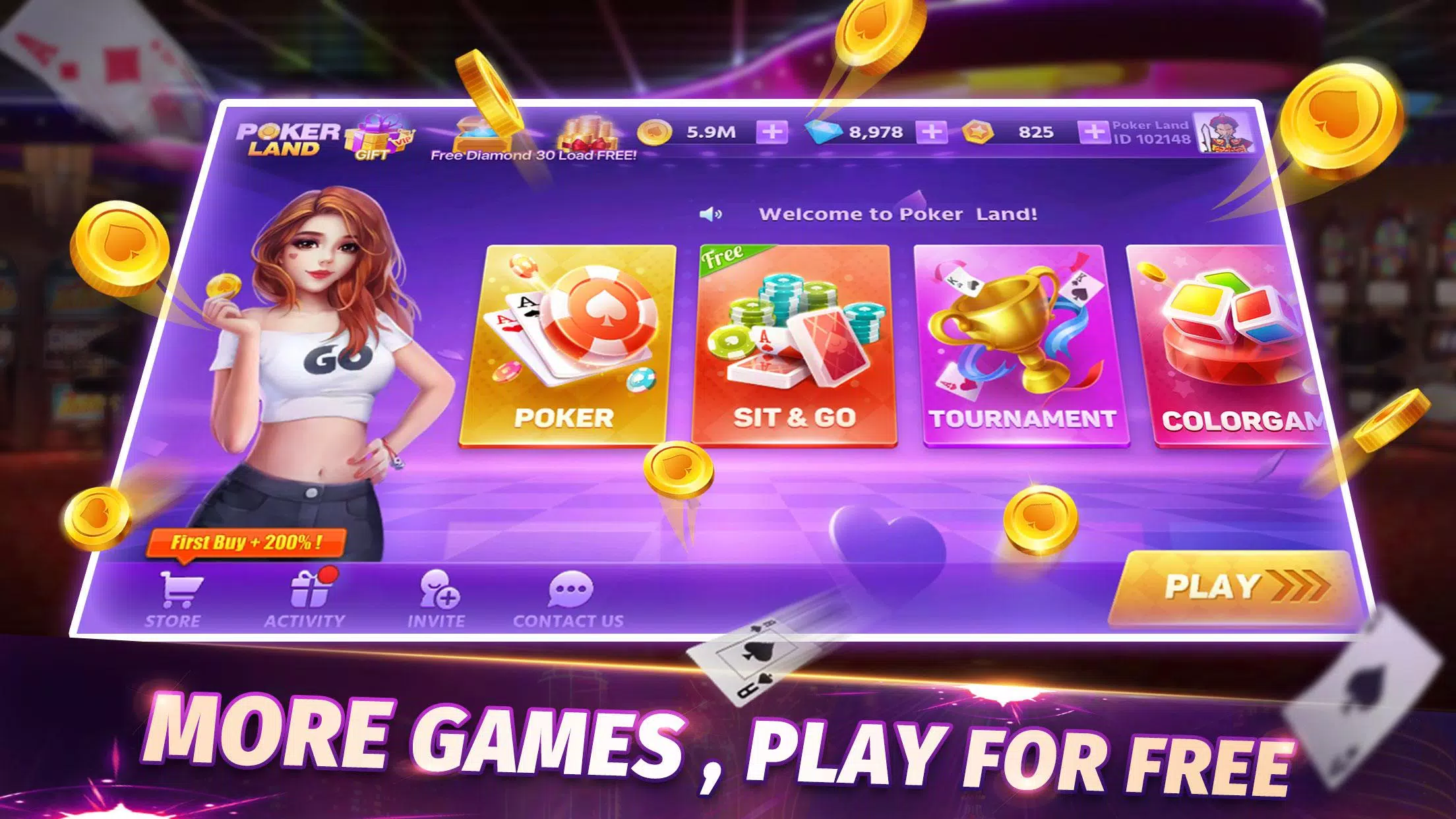 Poker Land Tangkapan skrin 4