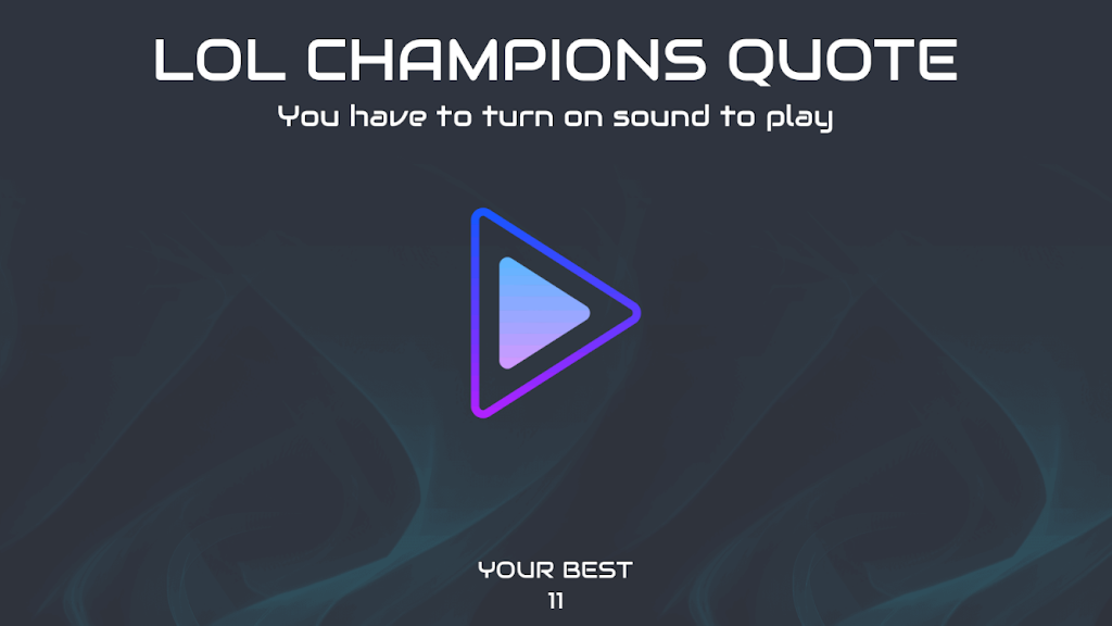 LOL Champions Quote Captura de tela 1