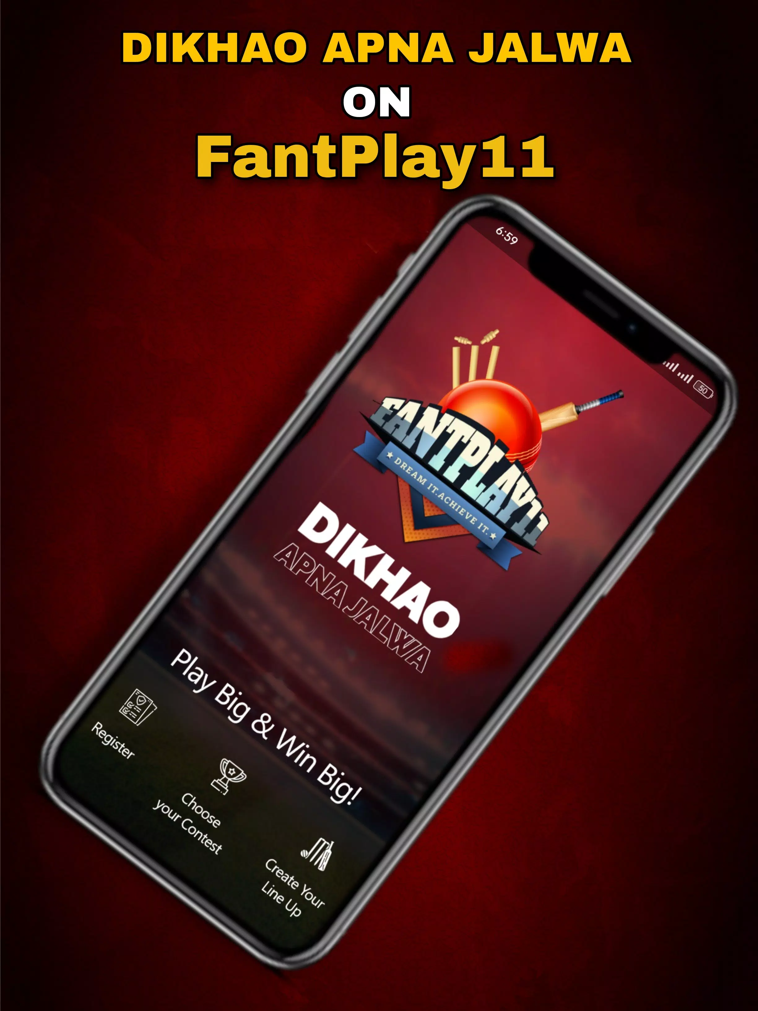 FantPlay11:Fantasy Cricket App ဖန်သားပြင်ဓာတ်ပုံ 1