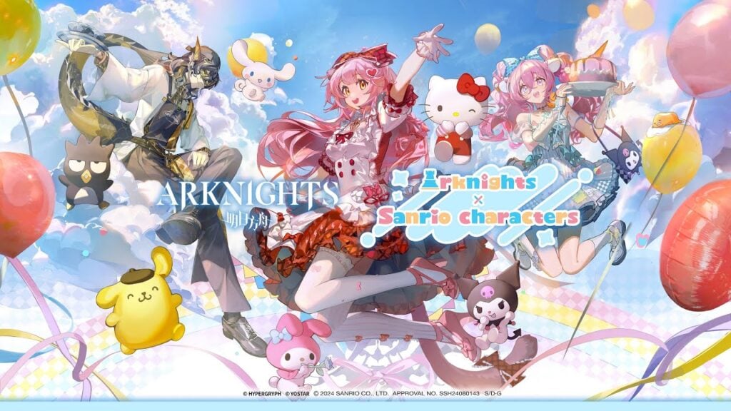 La collaboration entre Arknights et Sanrio Characters débarque avec des tenues super adorables !