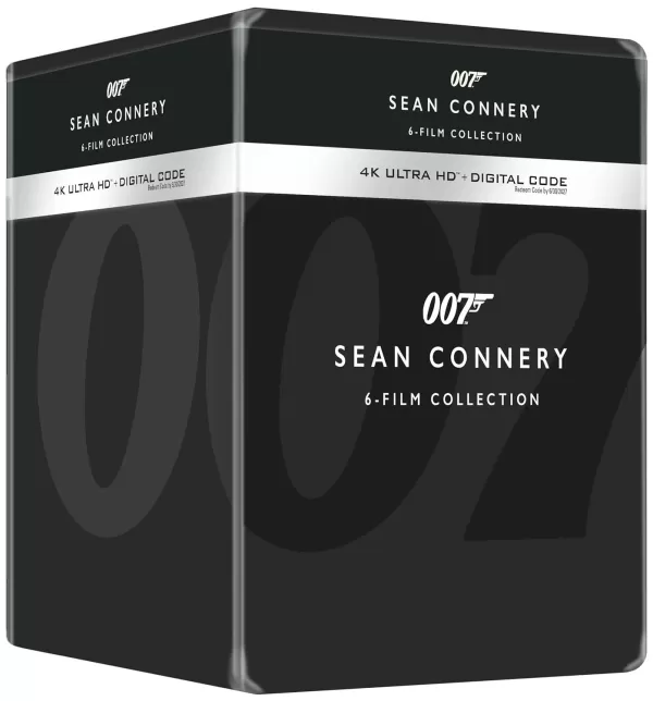 Sean Connery James Bond 6-Film Collection Limited Edition Steelbook