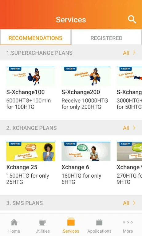 Schermata MyNatcom 3