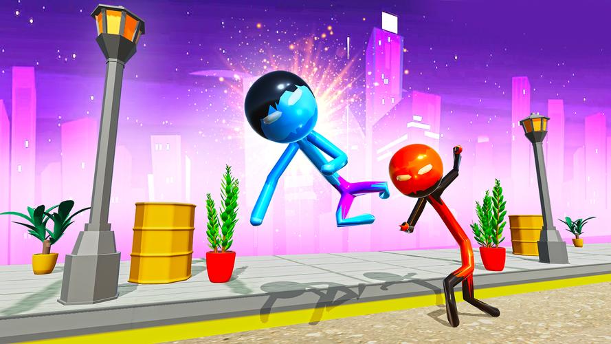 Stickman Ninja Fight: Ropehero Captura de pantalla 4