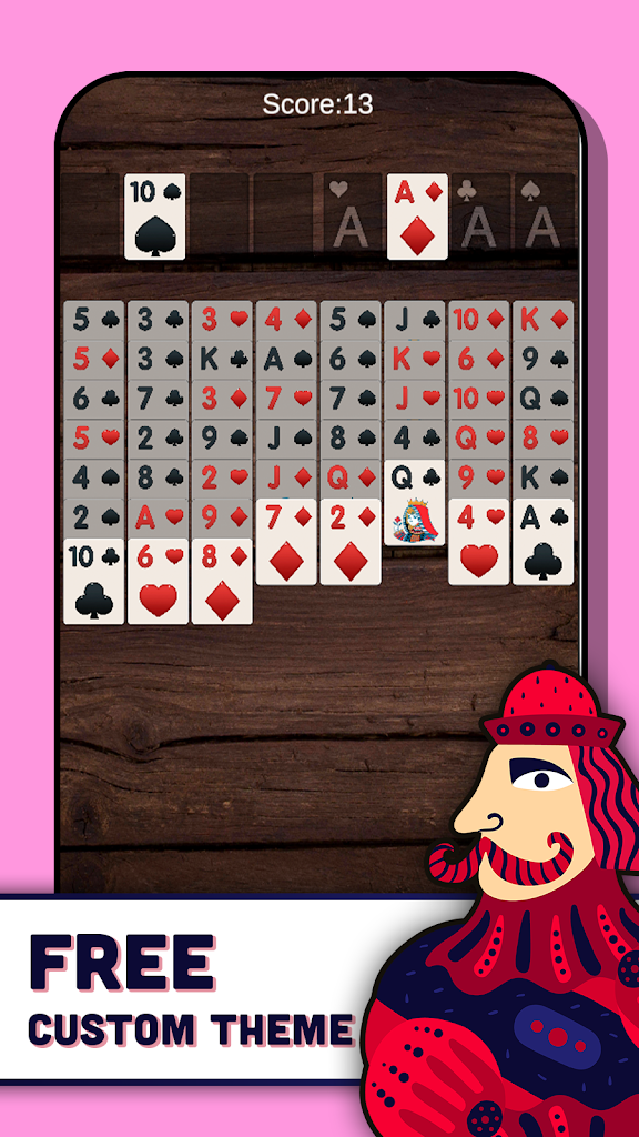 FreeCell Solitaire - Card Captura de pantalla 1