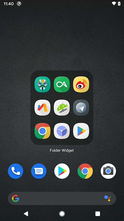 Folder Widget Mod 스크린샷 1