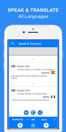 Speak & Translate All Language Screenshot 1