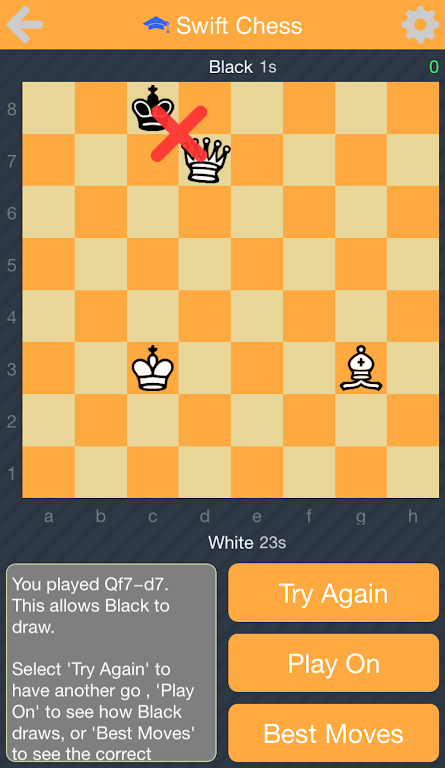 Swift Chess Puzzles (Lite) Screenshot 2