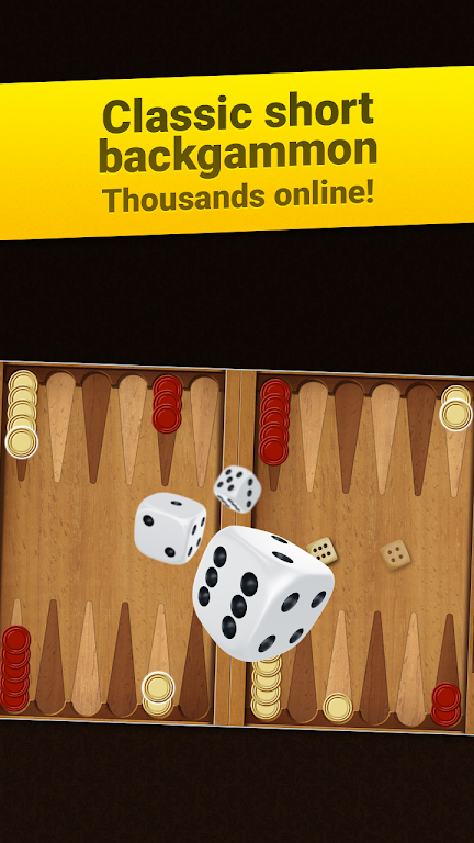 Backgammon Short Arena: Play online backgammon!應用截圖第1張