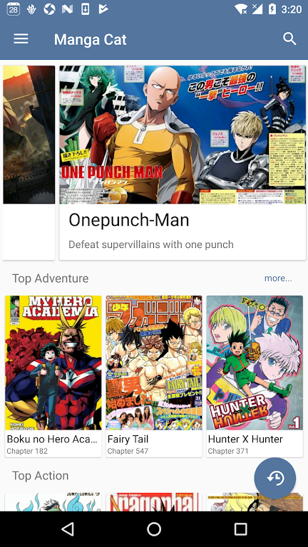 Manga Cat — Best manga & comic reader ภาพหน้าจอ 1